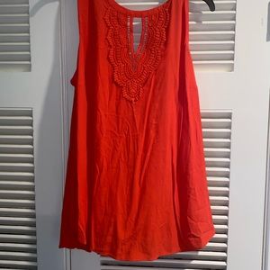 Daniel Rainn NWT Sleeveless Top With Lace Detail